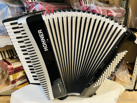 Predám akordeón HOHNER VENTURA IV 96 BAS- špičkový akordeón- pre náročných!!!