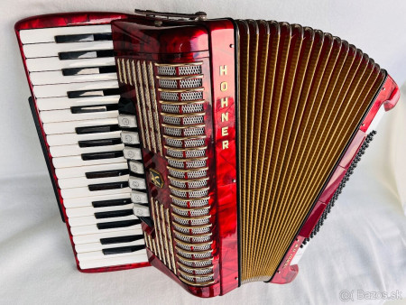 Predám akordeón Hohner Verdi II N- 96 Basový