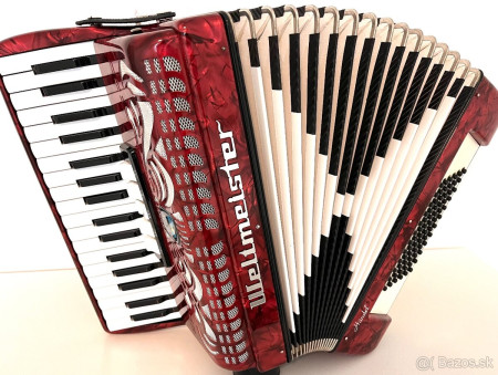 Predám akordeón Weltmeister - Handel 72 basový