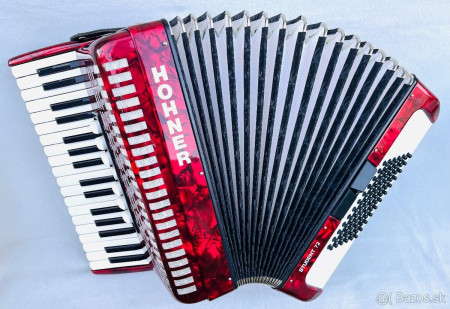 Predám akordeón HOHNER STUDENT 72 BASOVÝ- používaný