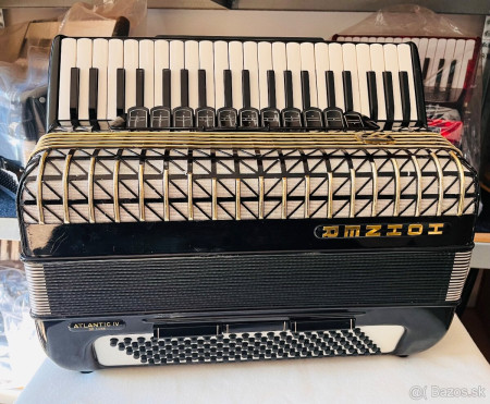 Predám akordeón Hohner Atlantic De Luxe. 120 Basový